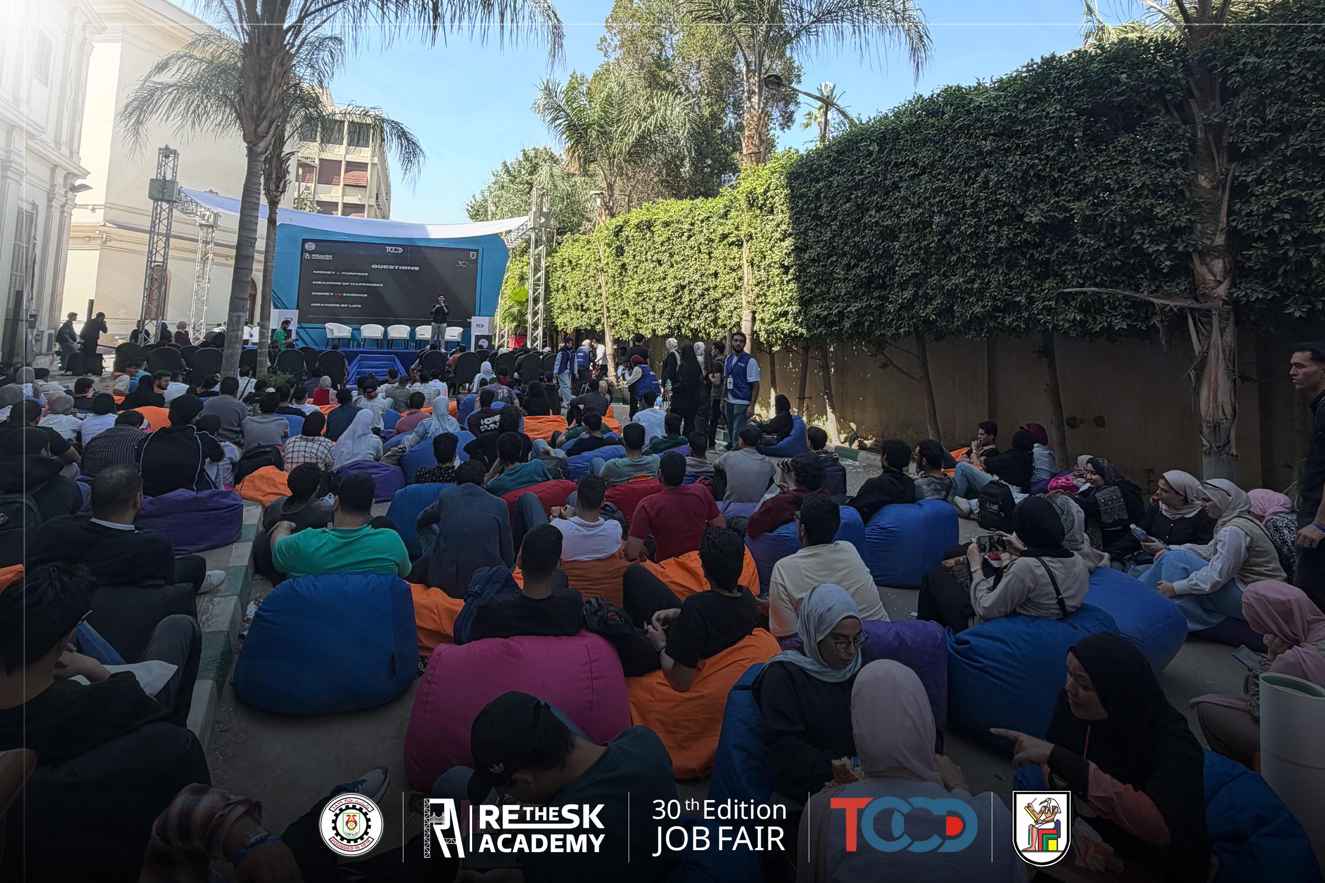 The RESK Academy at 30th Job Fair _Faculty of Engineering Cairo University - Image 11