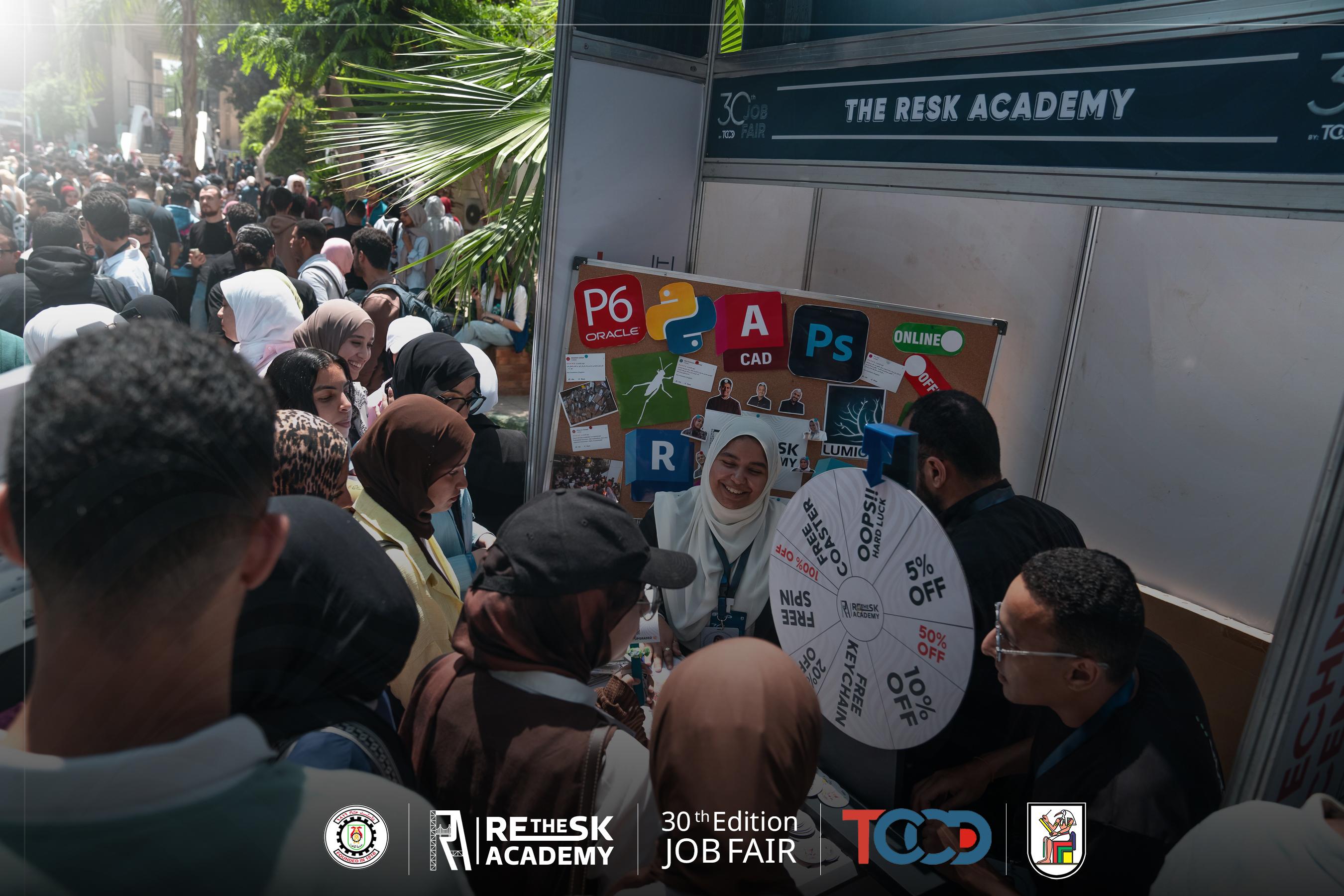 The RESK Academy at 30th Job Fair _Faculty of Engineering Cairo University - Image 3